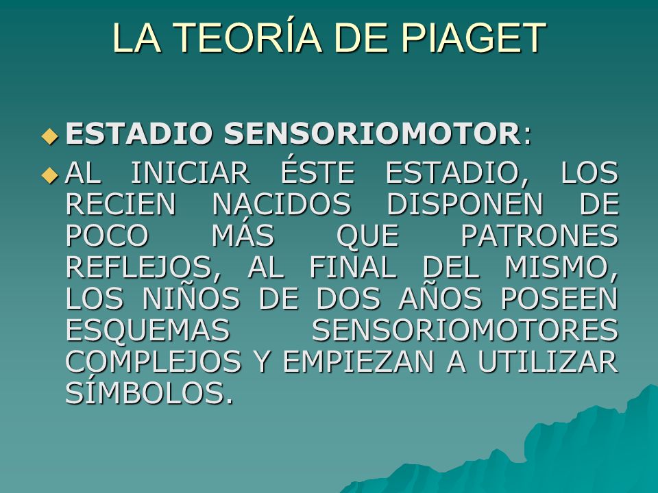 TEOR AS COGNITIVAS LA TEOR A DE PIAGET. ppt video online descargar